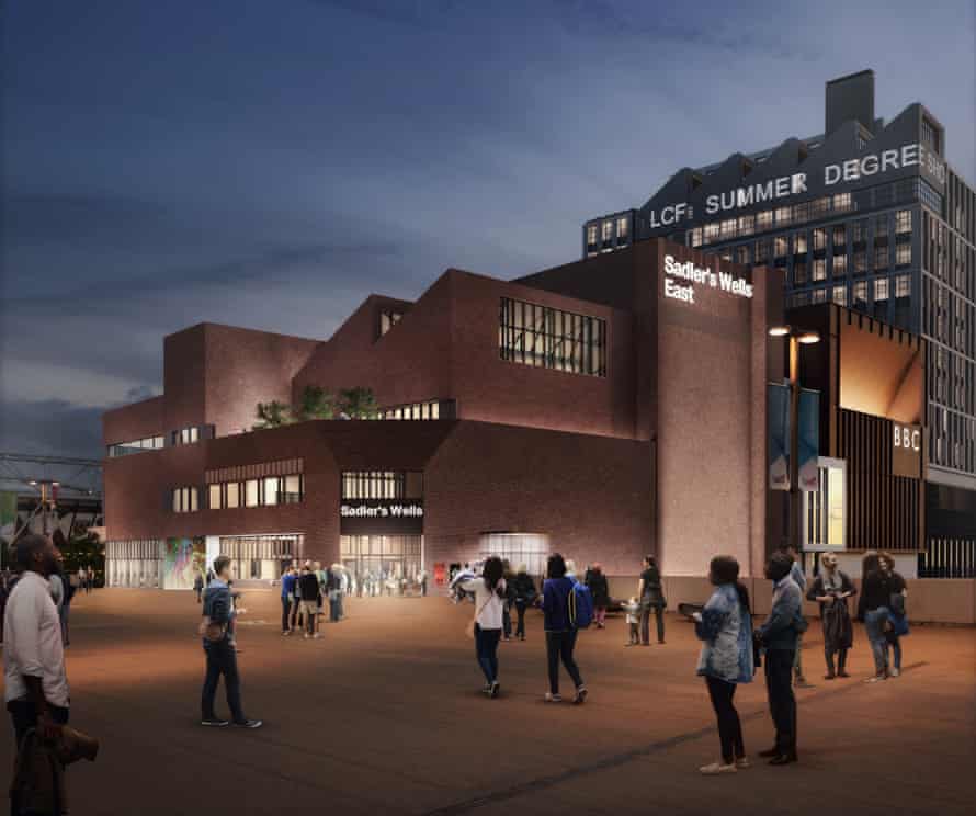 Artist’s impression of the planned new Sadler’s Wells theatre