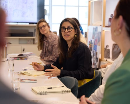 Nazanin Zaghari-Ratcliffe in conversation with staff at the Imperial War Museum earlier this year.