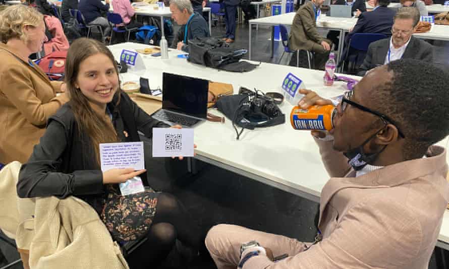 IMG 2120 Irn Bru at COP26, Glasgow