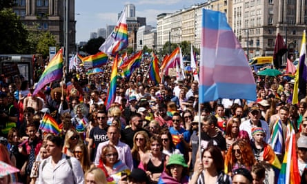WarsawPride and KyivPride march