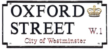 Sign of Oxford Street