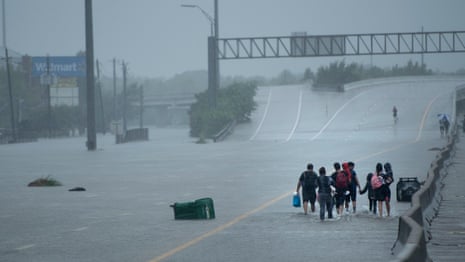 Tropical storm Harvey: the story so far – video report