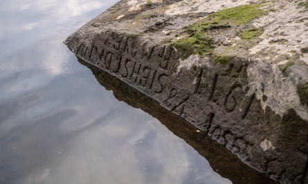 The so-called ‘hunger stone’, in Děčín, Czech Republic