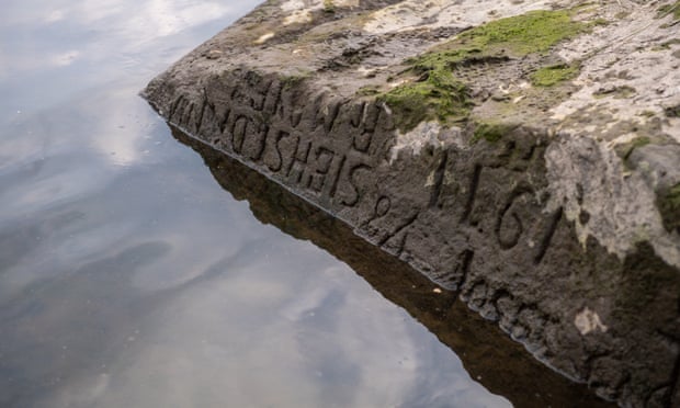 The so-called 'hunger stone', in Děčín, Czech Republic