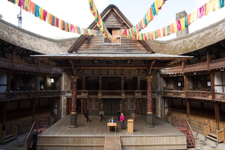 Sadiq Khan’s signing-in ceremony at Shakespeare’s Globe in May.