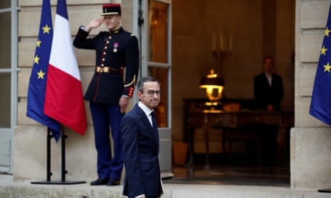Newly-appointed French Interior Minister Bruno Retailleau arrives to attend a government meeting at the Hotel de Matignon in Paris, France, September 23, 2024.
