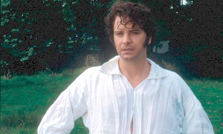 Colin Firth as Mr Darcy in Andrew Davies’s 1995 BBC adaptation of Pride and Prejudice.