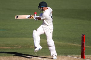 Ashes 2021-22: Australia v England second Test, day one – live! | Sport 10 David Warner of Australia brings up his 50 with a 4.