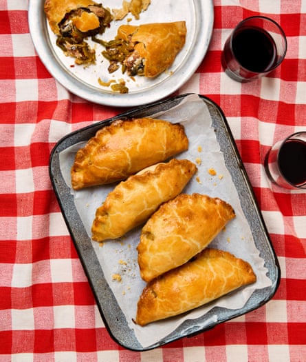 Jose Pizarro’s green pepper and sardine empanadas.