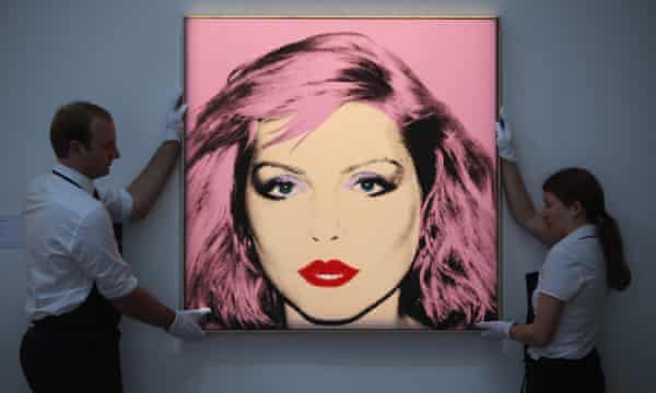 Ey Warhol's portrait of Debbie Harry.