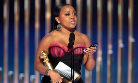 Quinta Brunson at this year’s Golden Globes.