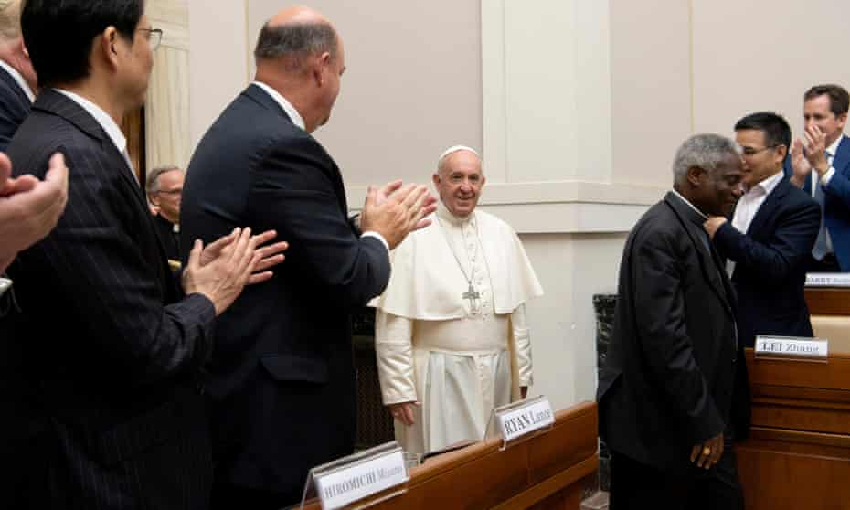Pope Francis addresses energy representatives