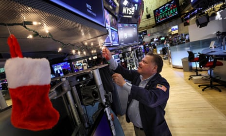 The floor of the New York stock exchange.