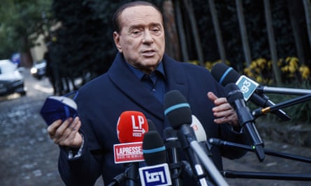 Berlusconi speaks to media