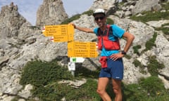 Mike Maceacheran trail running around Verbier, Switzerland