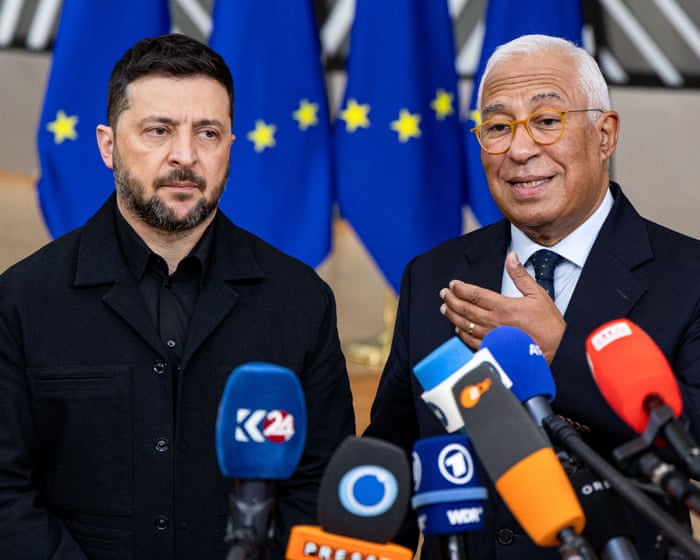 Zelenskyy to speak at EU summit as European leaders discuss use of frozen Russian assets for Ukraine loan – Europe live