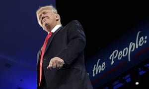 President Trump delivers remarks to the Conservative Political Action Conference in Maryland.