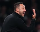 Premier League news: Spurs’ nine injuries ‘normal’, says De Zerbi; ‘emotional control’ keeps Blues red-free