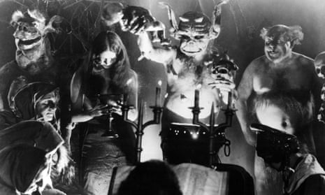 A scene from Häxan by Benjamin Christensen, which Reece Shearsmith watches religiously every Halloween.
