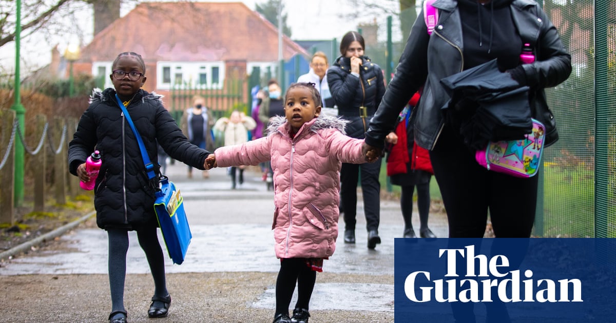 Nerves, relief and excitement: parents in England welcome return to school