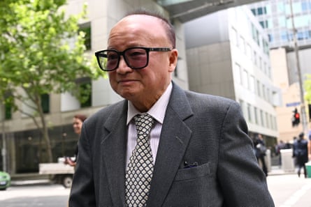 Former Liberal Party candidate Di Sanh Duong leaves the County Court of Victoria in Melbourne, Monday, November 20, 2023.
