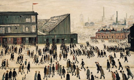 Going to the Match by LS Lowry.