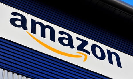 Amazono logo at warehouse