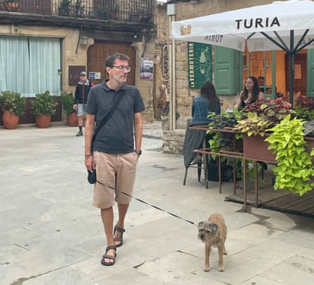 Nick Duerden in Peratallada, near Girona.