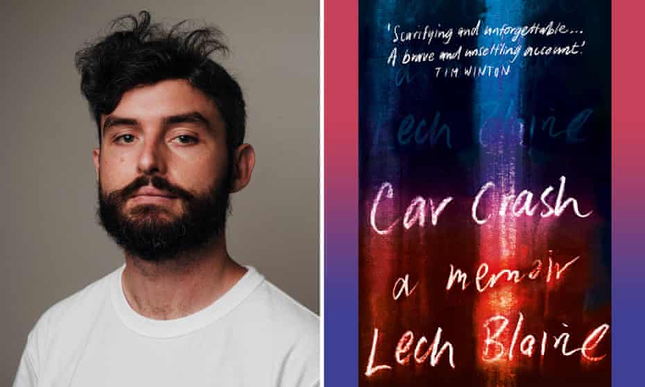 Author Lech Blaine and his new book Car Crash