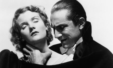 Helen Chandler and Bela Lugosi in Dracula.