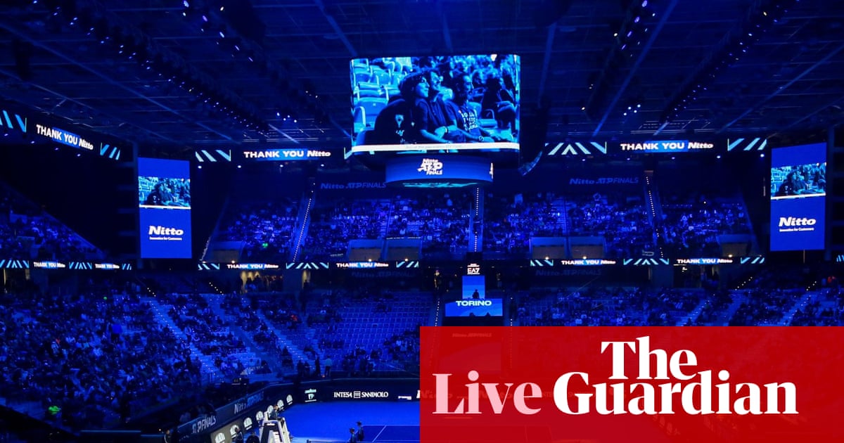 ATP Finals tennis: Jannik Sinner v Alex De Minaur semi-final – live
