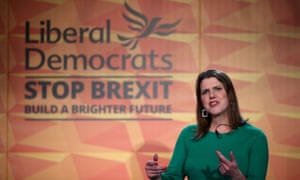Jo Swinson launched the Lib Dem’s manifesto in London.