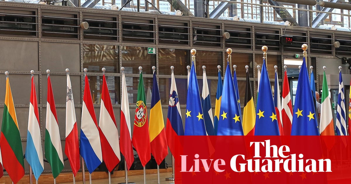 EU leaders sign joint statement in support of Ukraine - Europe live