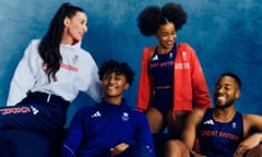 (Left to right) Bianca Cook, Caden Cunningham, Jazmin Sawyers and Nethaneel Mitchell-Blake showcase the new Team GB kit