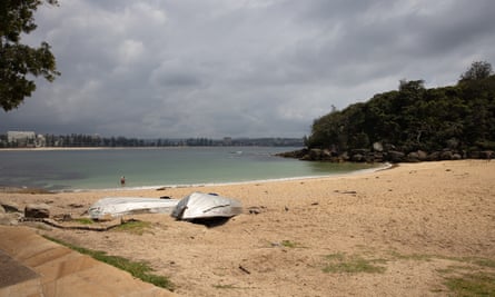 Shelly Beach, Manly, on the overcast day Rafqa Touma set out for a snorkel.