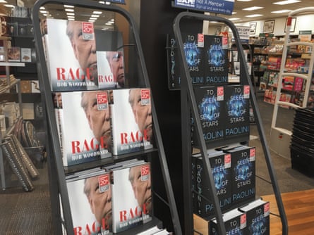 Rage, Bob Woodward’s second Trump book, on sale in Gurnee, Illinois.