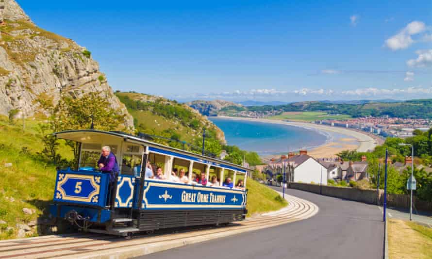 The Great Orme Tramway in Llandudno.