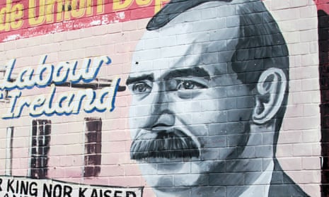 A mural of James Connolly in West Belfast