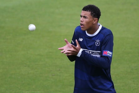 Manny Lumsden has shown a lot of potential for Hampshire this season.