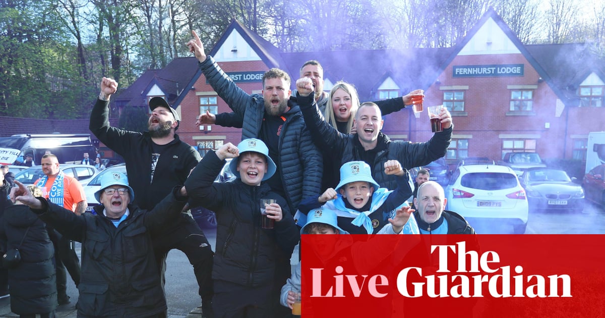 Coventry City chase promotion to Premier League against Blackburn Rovers – live