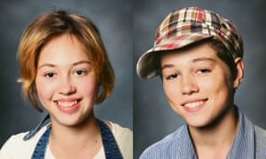 Lotte and Yonathan Heij. ‘Yonathan was watching the television, saying: “These could be our brothers and sisters.”’