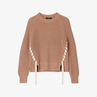 Whistles Lacing Detail Crew Jumper.