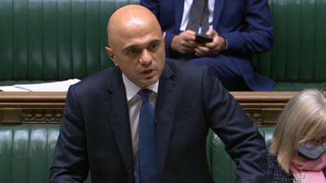 Sajid Javid updates MPs on UK Omicron cases and new travel rules – video