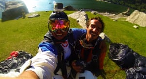 Alexander Polli, left, and Carlos Briceno Schutte in Norway.