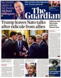 Guardian front page, Thursday 5 December 2019