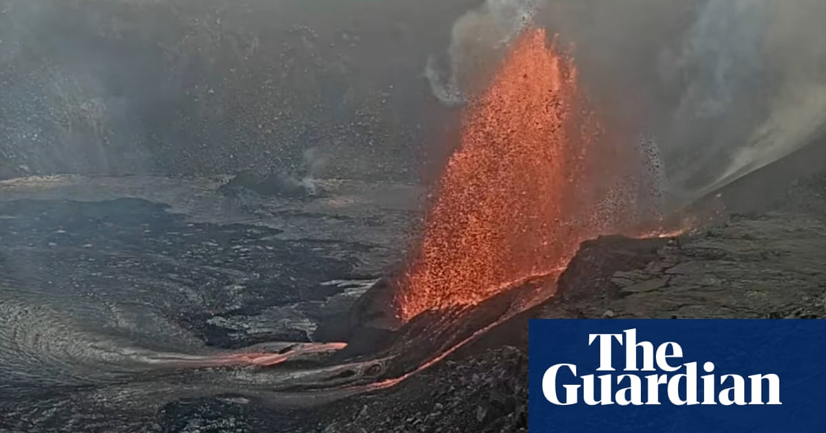 Hawaii’s Kilauea volcano is once again spewing lava into the air