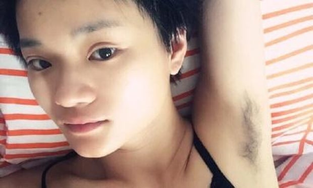 Xiao Meili. The contest’s organisers say keeping armpit hair should not be seen as uncivilised or dirty