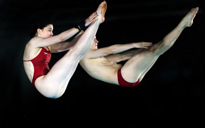 England’s Noah Williams and Andrea Spendolini Sirieix.