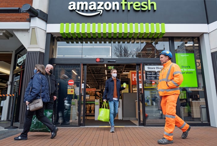 Amazon Fresh Opens First Till Less Grocery Store In Uk Supermarkets The Guardian Amazon Fresh Opens First Till Less Grocery Store In Uk Supermarkets The Guardian