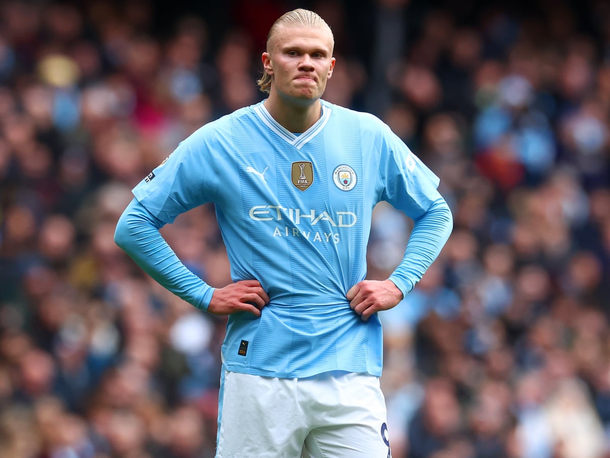 His body language was not good': Pep Guardiola urges Haaland to be patient | Manchester City | The Guardian